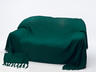 View Item Cotton Honeycomb Waffle Throw Forest Green (Single)